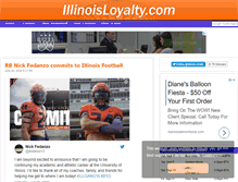 Tablet Screenshot of illinoisloyalty.com